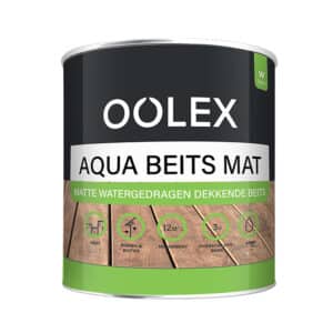 Oolex Aqua Beits Mat Zwart