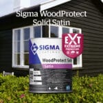 Sigma WoodProtect Solid Satin zwart