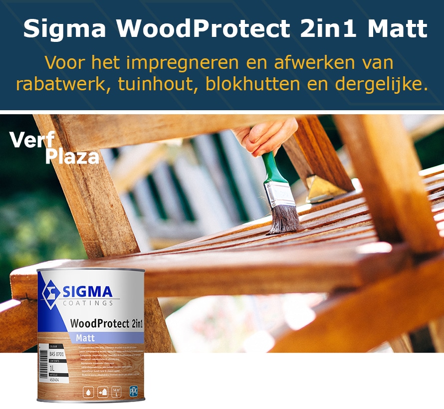 Sigma WoodProtect 2in1 Matt transparante afwerking