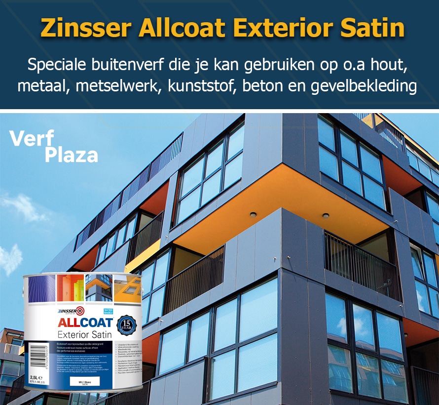 Zinsser Allcoat Exterior Satin buitenverf