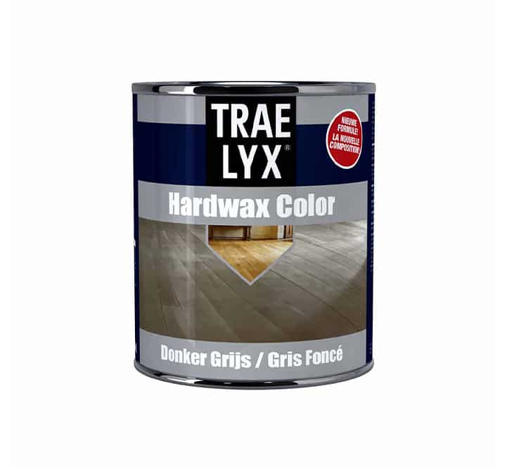 Trae Lyx Hardwax Color donker grijs 750 ml