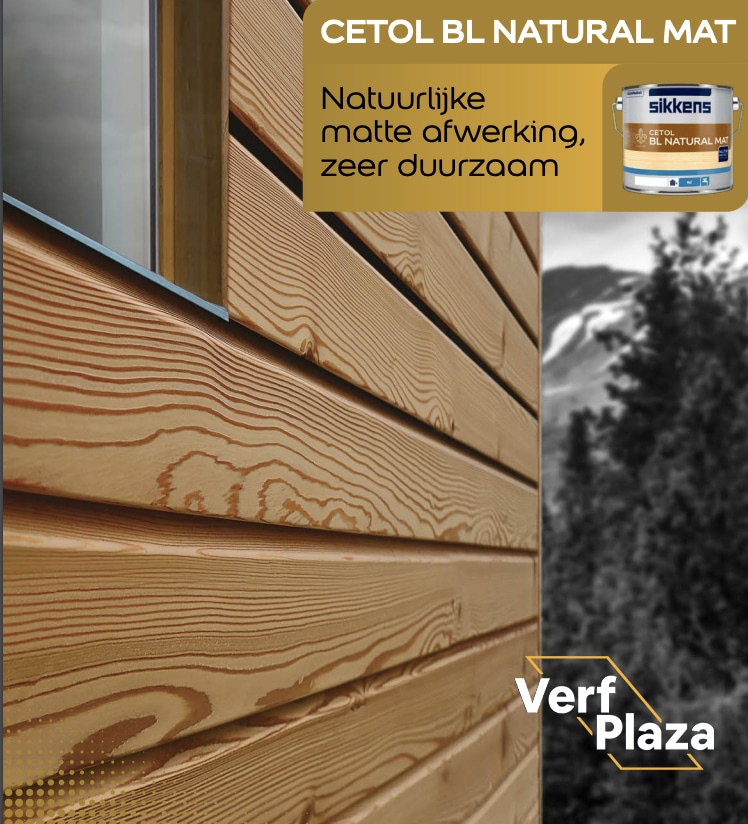 Sikkens Cetol BL Natural Mat | Een matte transparante buitenbeits voor hout.