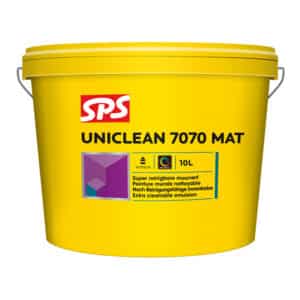 SPS Uniclean 7070 Mat | afwasbare muurverf voor binnen