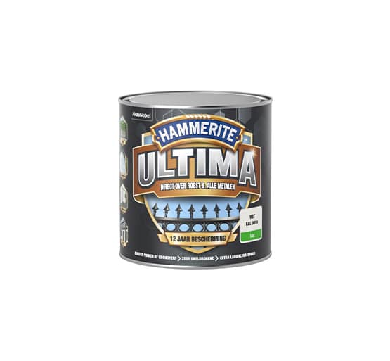 Hammerite Metaallak Ultima Mat 250 ml ral 9016