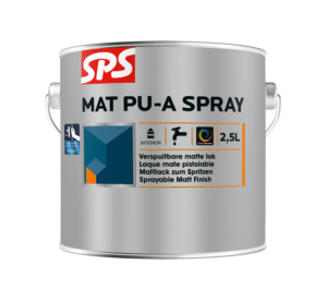 SPS Mat PU A Spray verspuitbare lak voor binnen