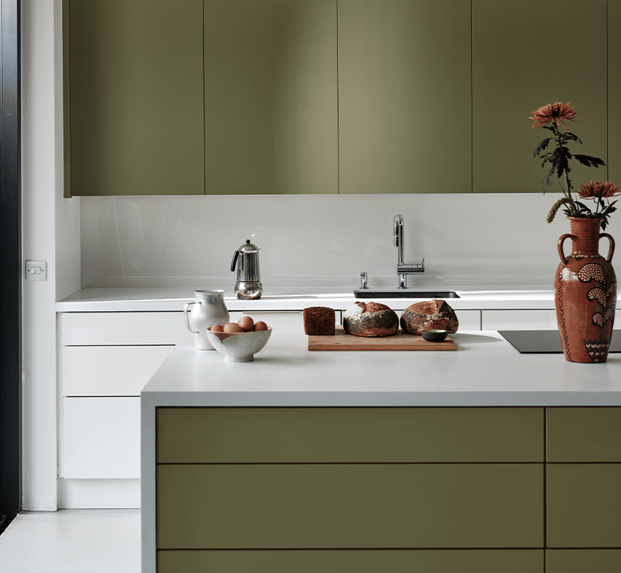 Farrow and Ball keukenkastje verf