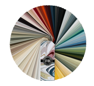 Farrow and Ball kleurenwaaier in het groot