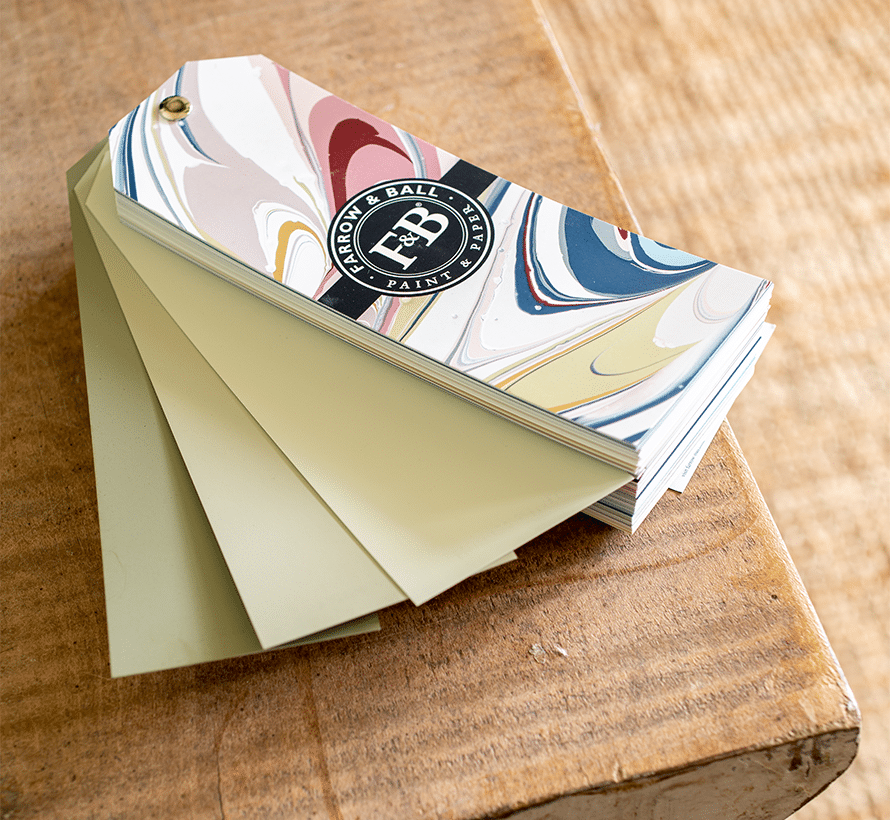 Farrow and Ball kleurenwaaier voorbeeld