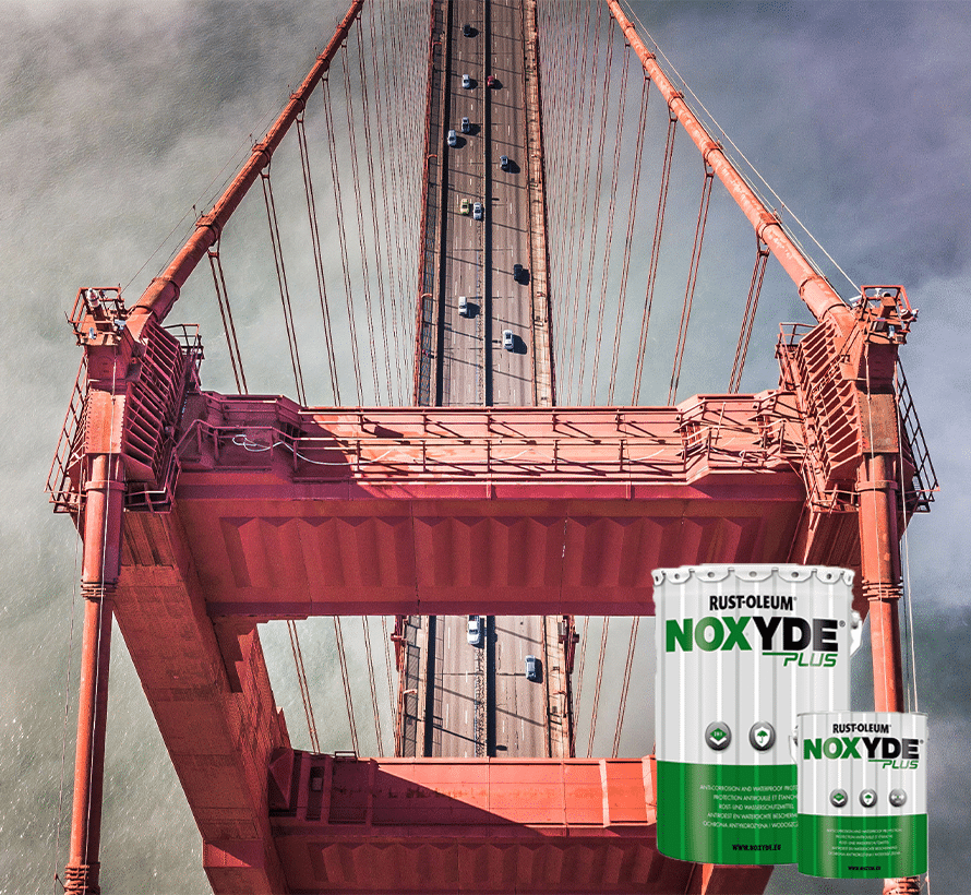 Rust Oleum Noxyde Plus voorbeeld ijzer