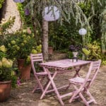 Farrow and Ball Exterior Eggshell voorbeeld meubels