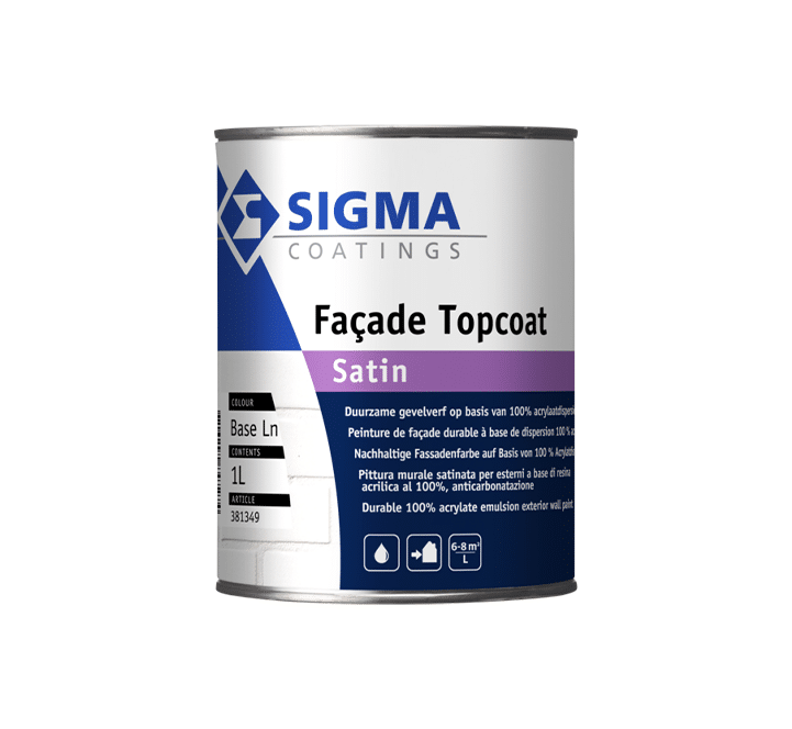 Sigma Facade Topcoat Satin 1 liter