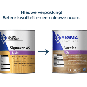 Sigma Sigmavar WS Satin blanke lak voor binnen