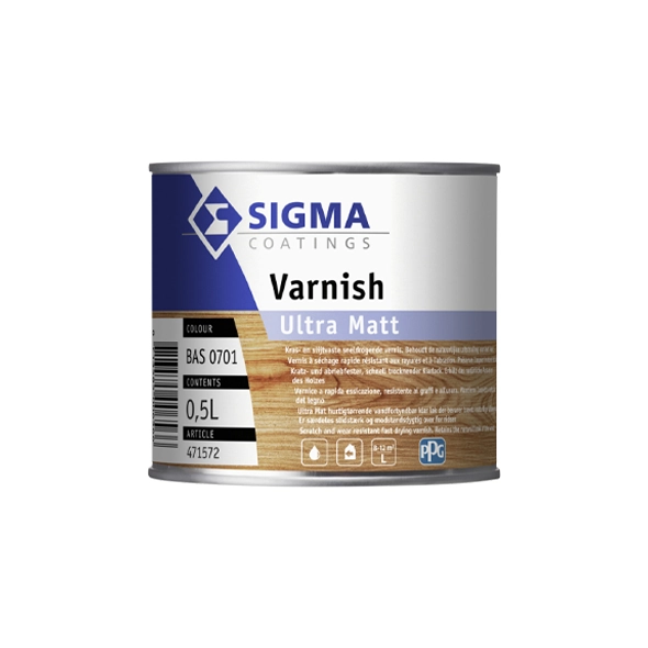 Sigma Varnish Ultra Matt 0,5 liter