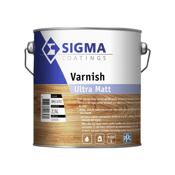 Sigma Varnish Ultra Matt 2,5 liter