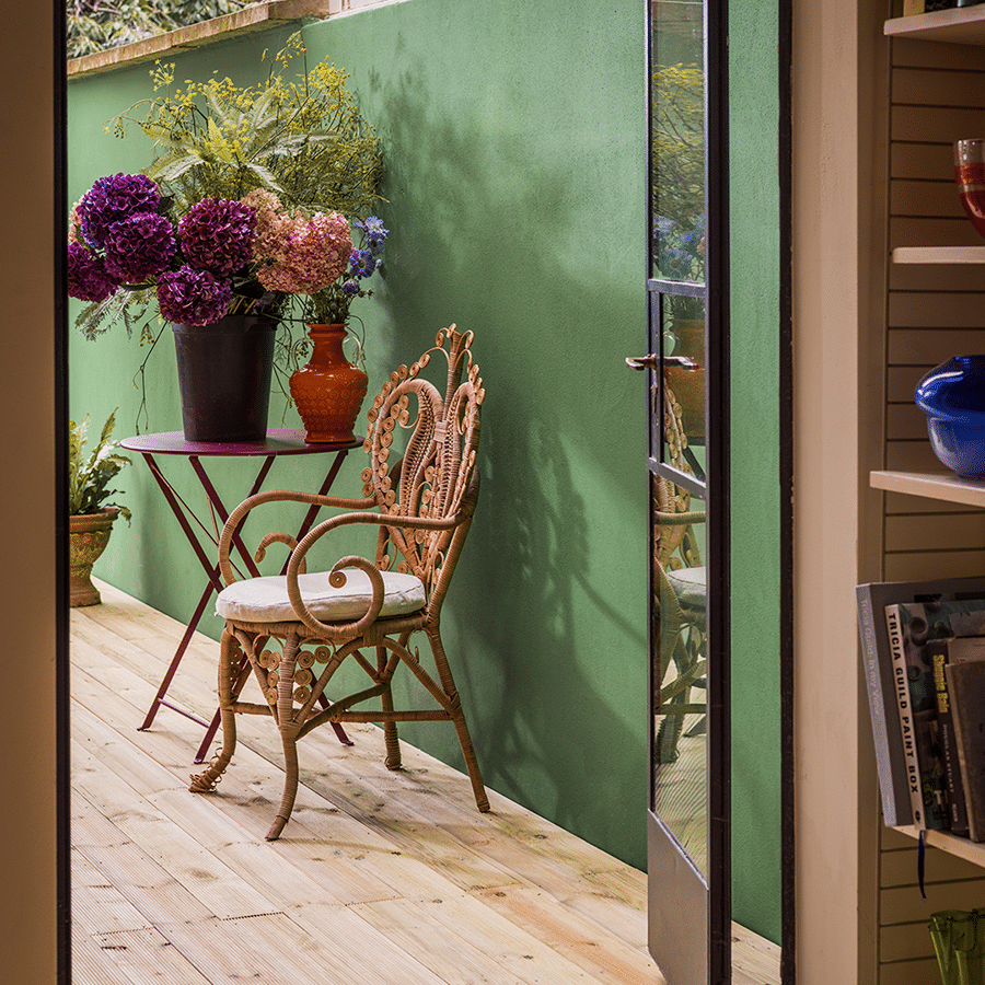 Breakfast Room Green inspiratie buiten