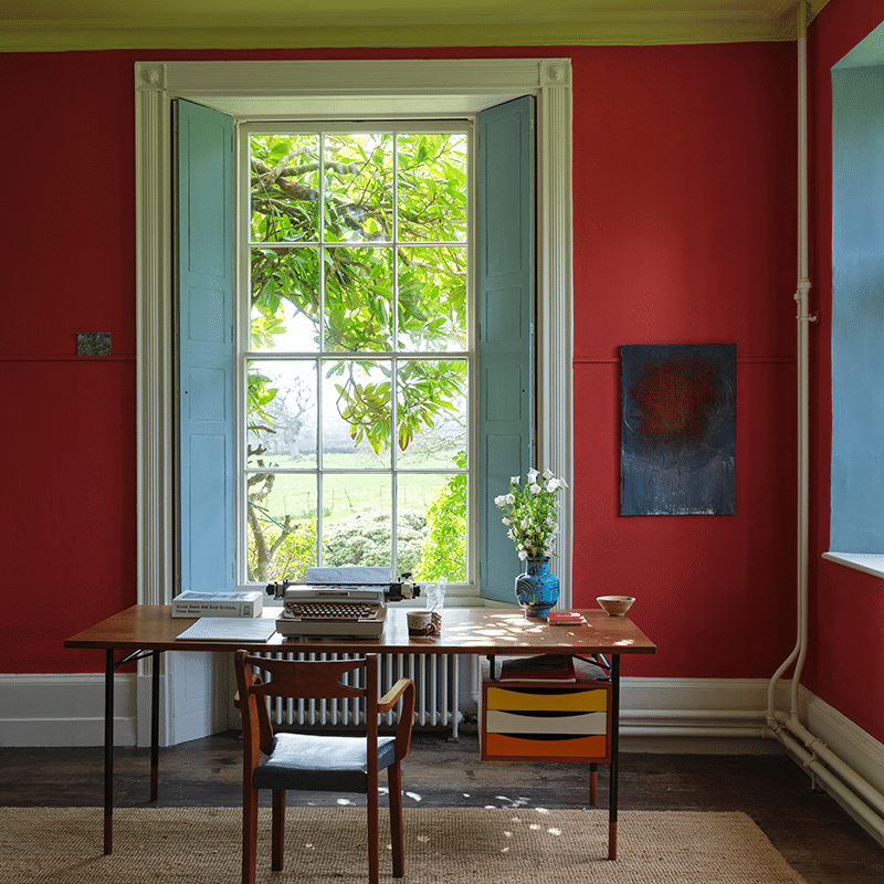 Farrow & Ball Romesco voorbeeld