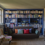 Farrow and Ball Drawing Room Blue voorbeeld