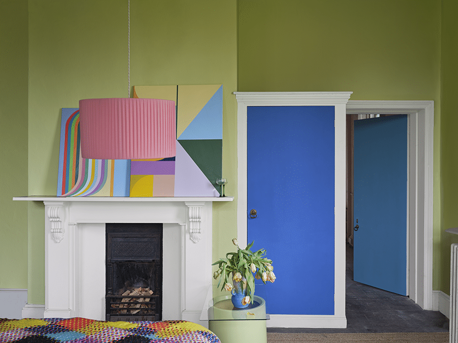 Farrow and Ball Hog Plum voorbeeld