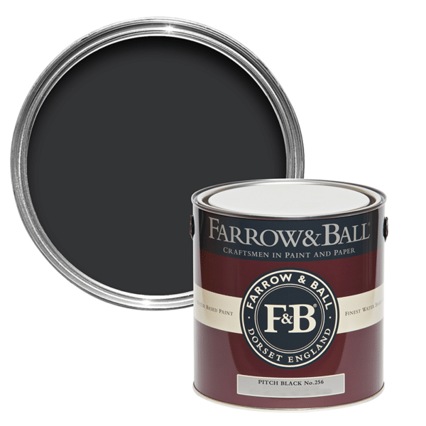 Farrow and Ball Pitch Black No. 256