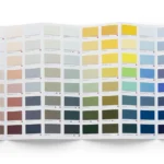 Little Greene kleurenkaart geopend