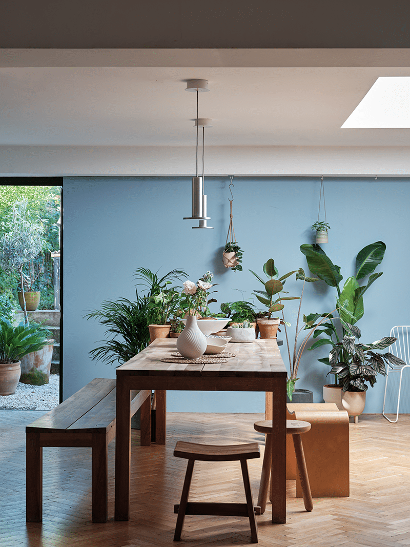 Lulworth Blue inspiratie woonkamer