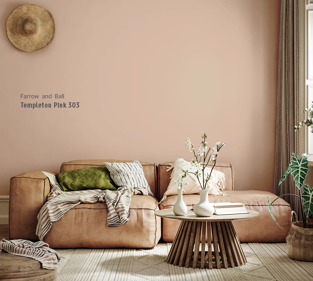 Templeton Pink 303 Farrow and Ball