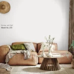 Kleur Wevet van Farrow and Ball op een muur