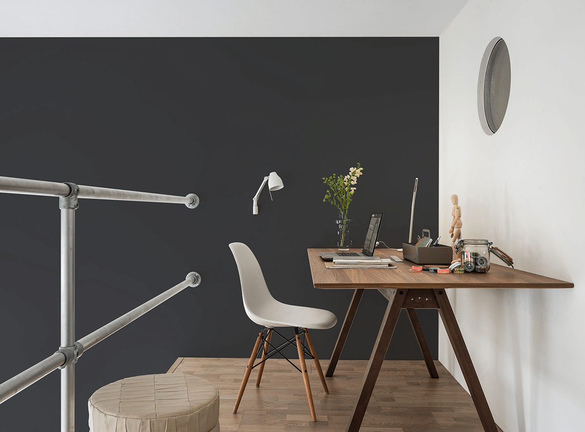 Rijks Zwart Grijs muurverf