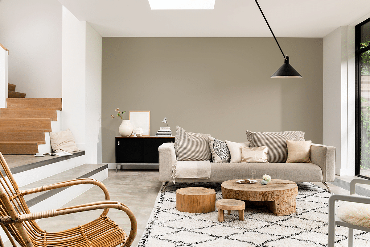 Rijks zacht bruin woonkamer