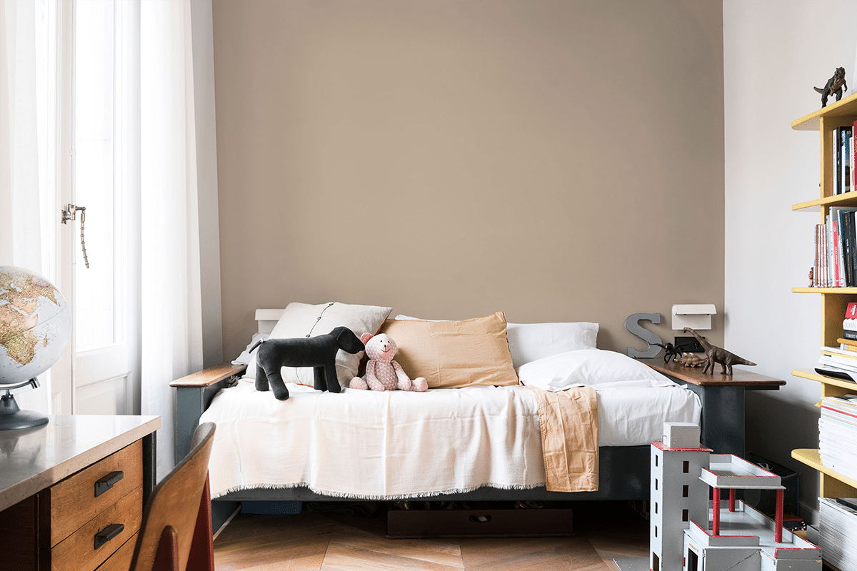 Rijks zacht rood voorbeeld muurverf