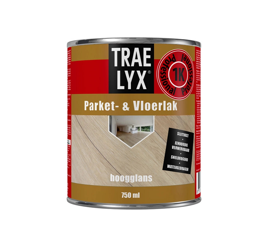 Trae Lyx Parket & Vloerlak hoogglans 750 ml