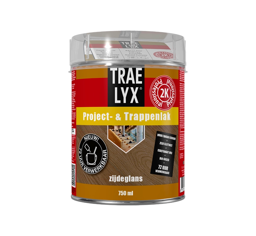 Trae Lyx Project & Trappenlak zijdeglans 750 ml
