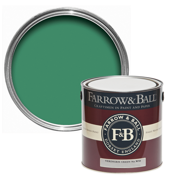 Farrow and Ball Verdigris Green No. W50