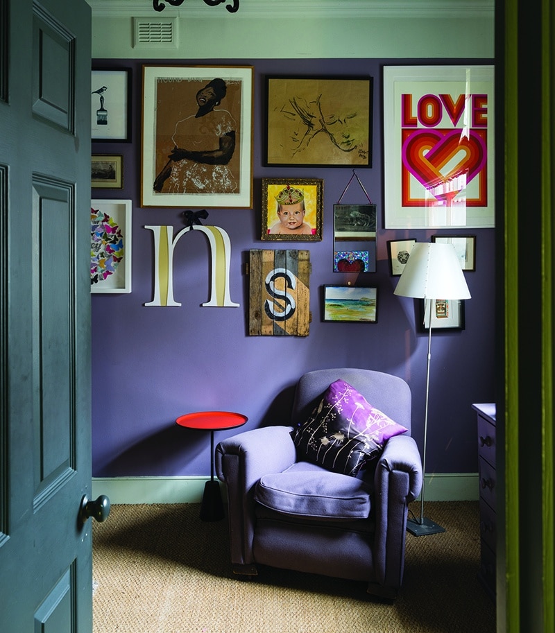 Paarse Farrow and Ball kleuren