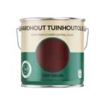 Hardhout Tuinhoutolie Diep bruin 2,5 liter
