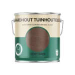 Hardhout Tuinhoutolie Licht grijs 2,5 liter