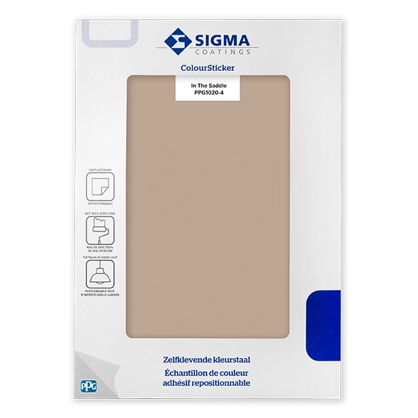 Sigma Colour Sticker   1020 4 In The Saddle