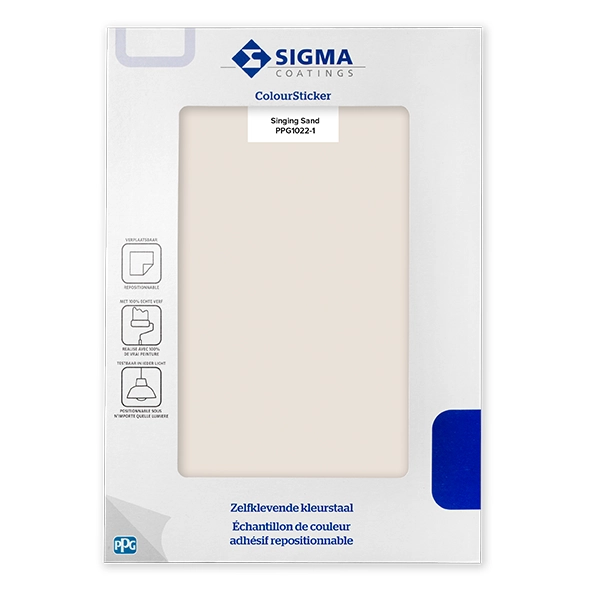 Sigma Colour Sticker – 1022 1 Singing Sand