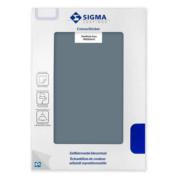 Sigma Colour Sticker – 1041 6 Sheffield Gray