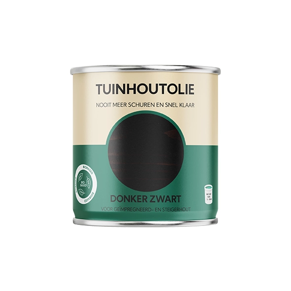 Tuinhoutolie Donker zwart 0,75 liter