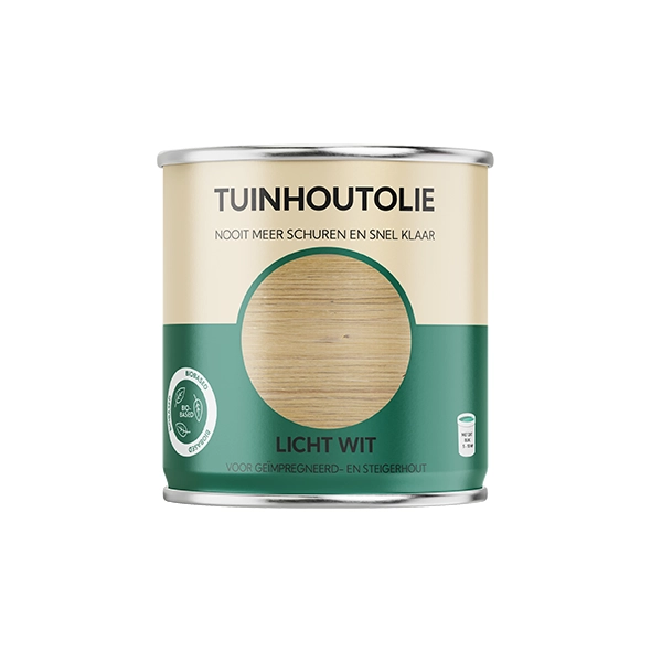 Tuinhoutolie Licht wit 0,75 liter