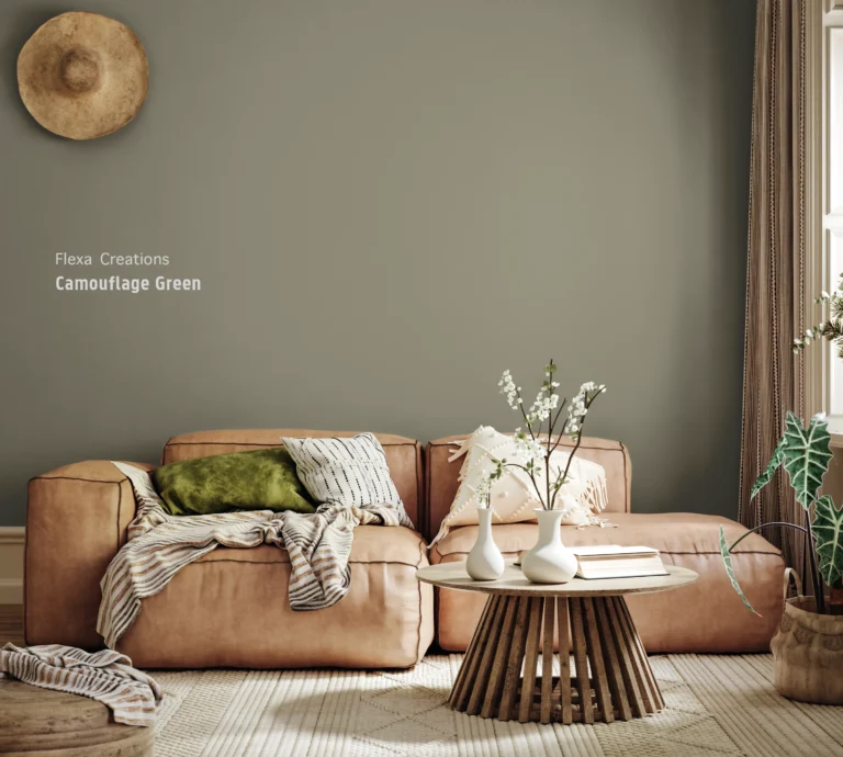 Flexa Camouflage Green voorbeeld