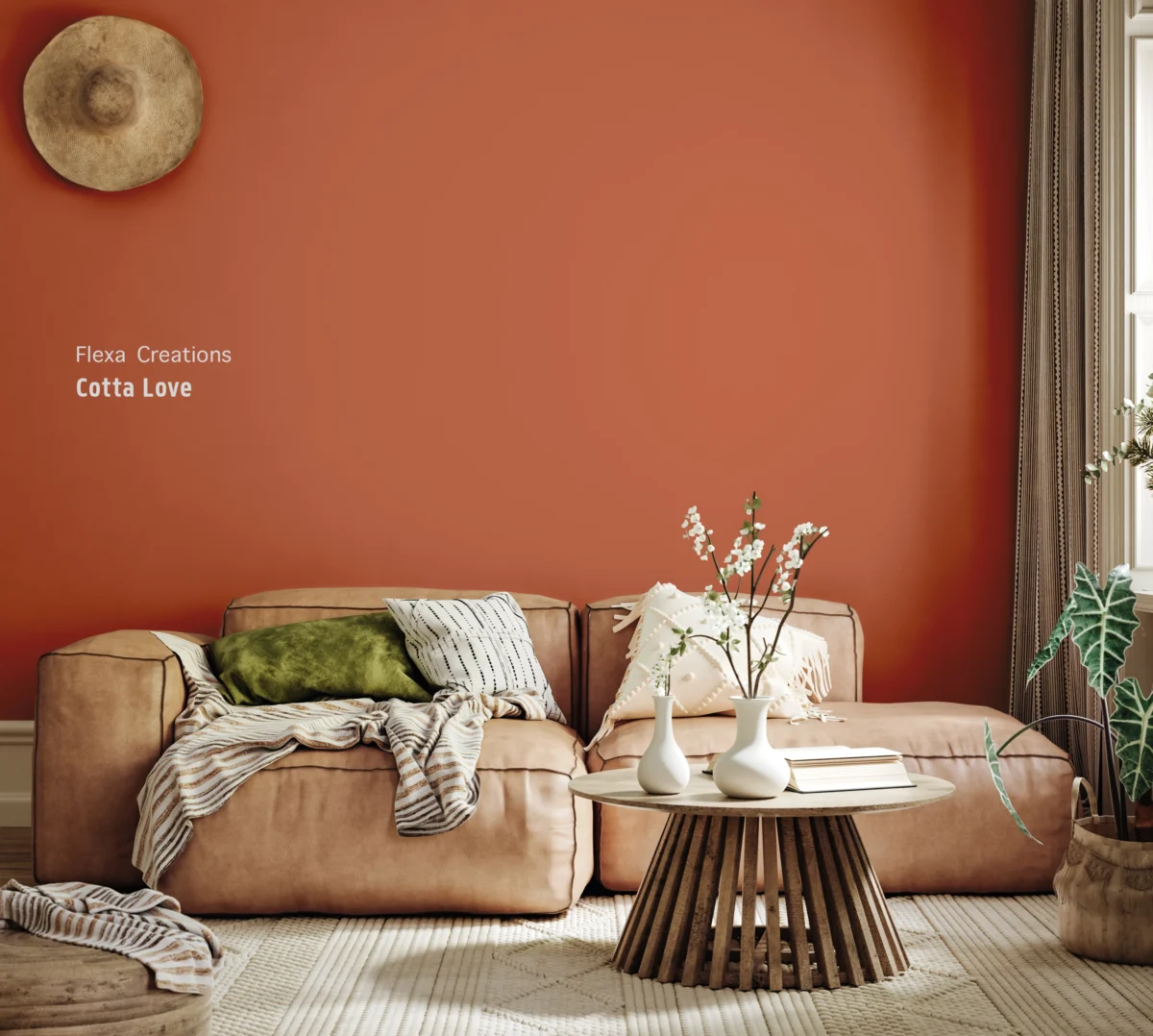Flexa terracotta kleur Cotta Love