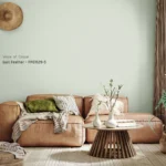 Gull Feather – PPG1129 3 voorbeeld op een muur