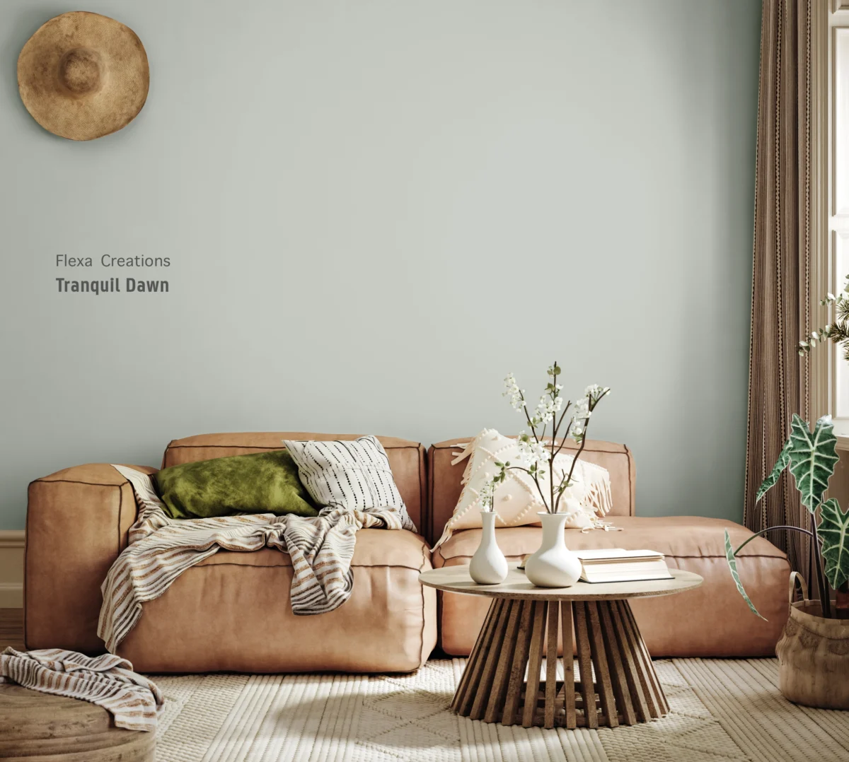 Tranquil Dawn muurverf voorbeeld