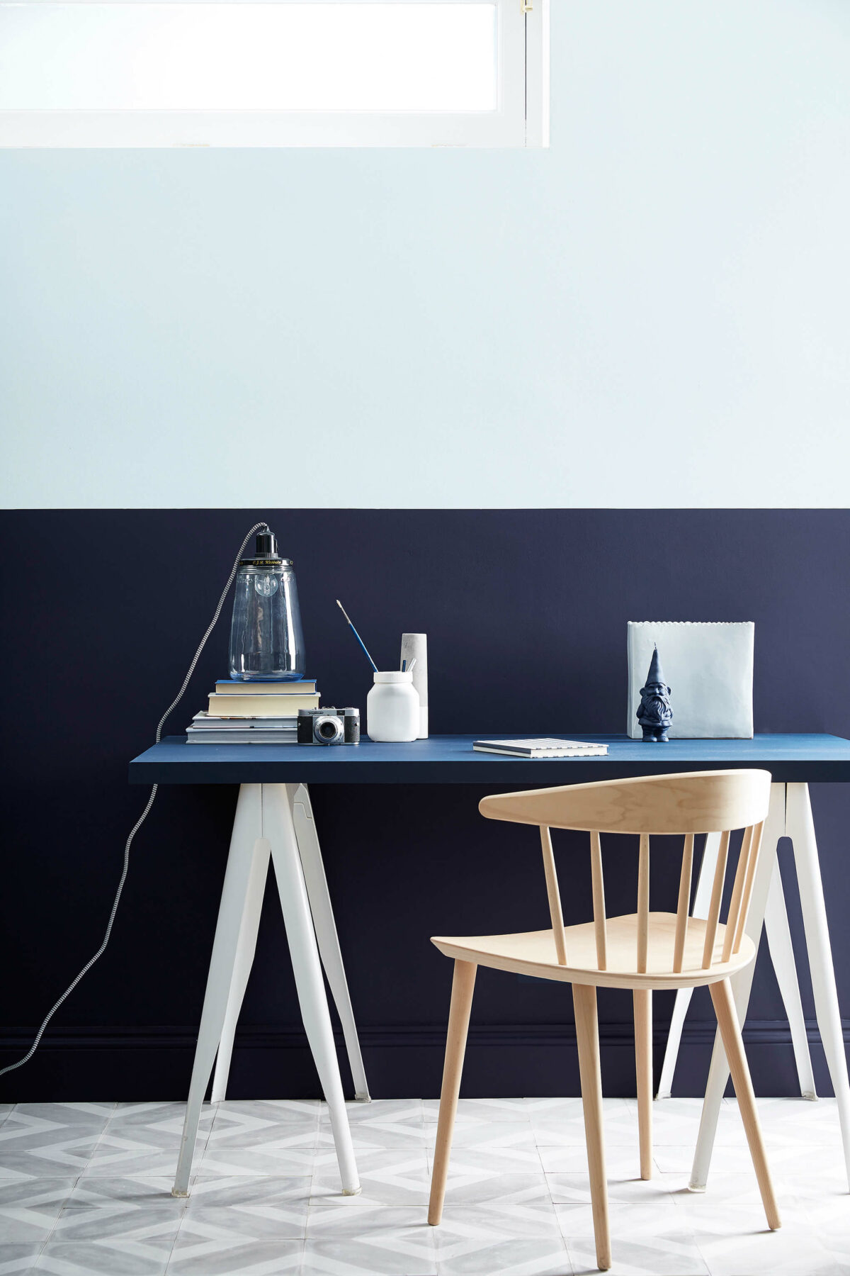 Little Green  Dock Blue 252, Gauze Mid 164