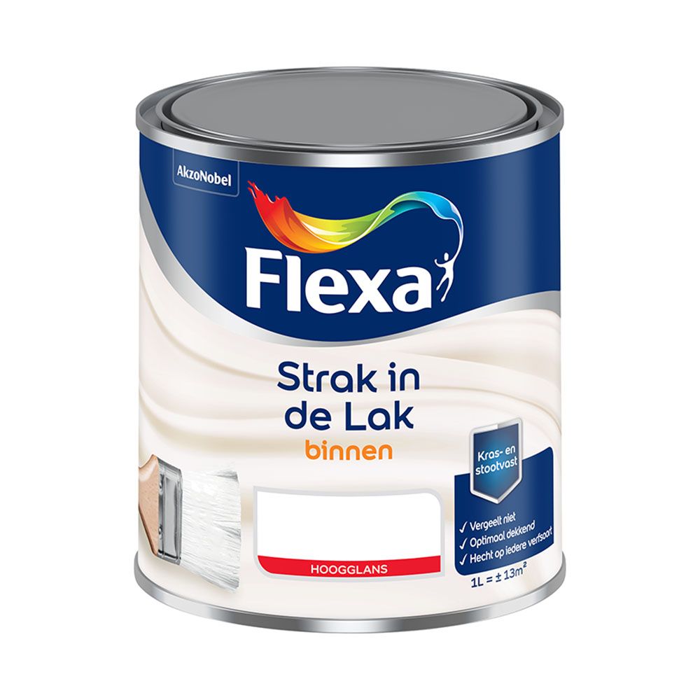 Flexa Strak in de Lak Binnenlak Hoogglans 1L | Verfplaza