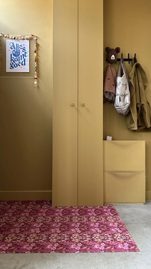 Little Greene Bassoon 336 voorbeeld kast en muur