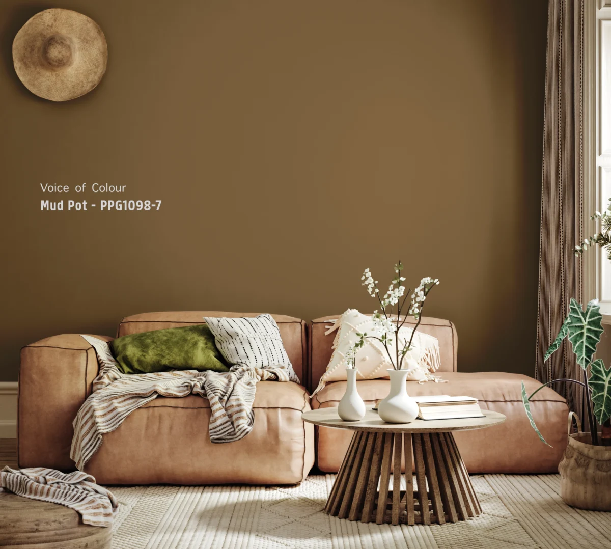 Mud Pot – PPG1098 7 voorbeeld muurverf