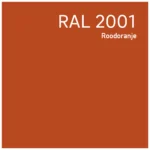 RAL 2001 Roodoranje